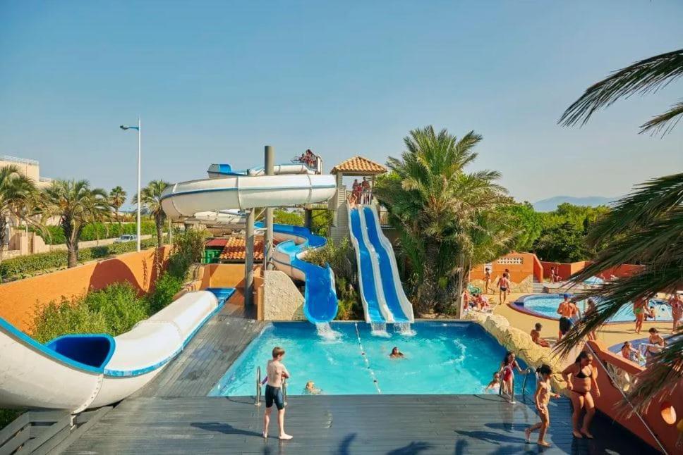Mobil Home Camping Mar Estang 4* Canet-en-Roussillon Buitenkant foto